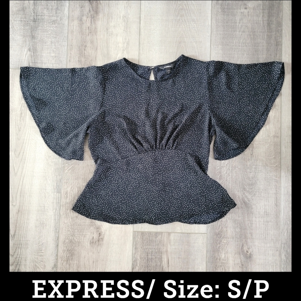 EXPRESS/ Size: S/P Dotted Kimono Top